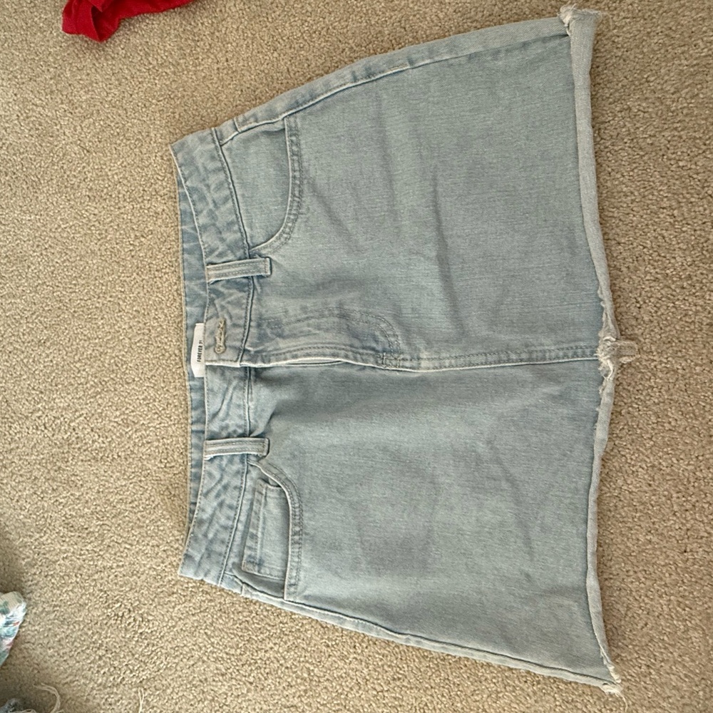 Forever 21 Light Wash Denim Skirt